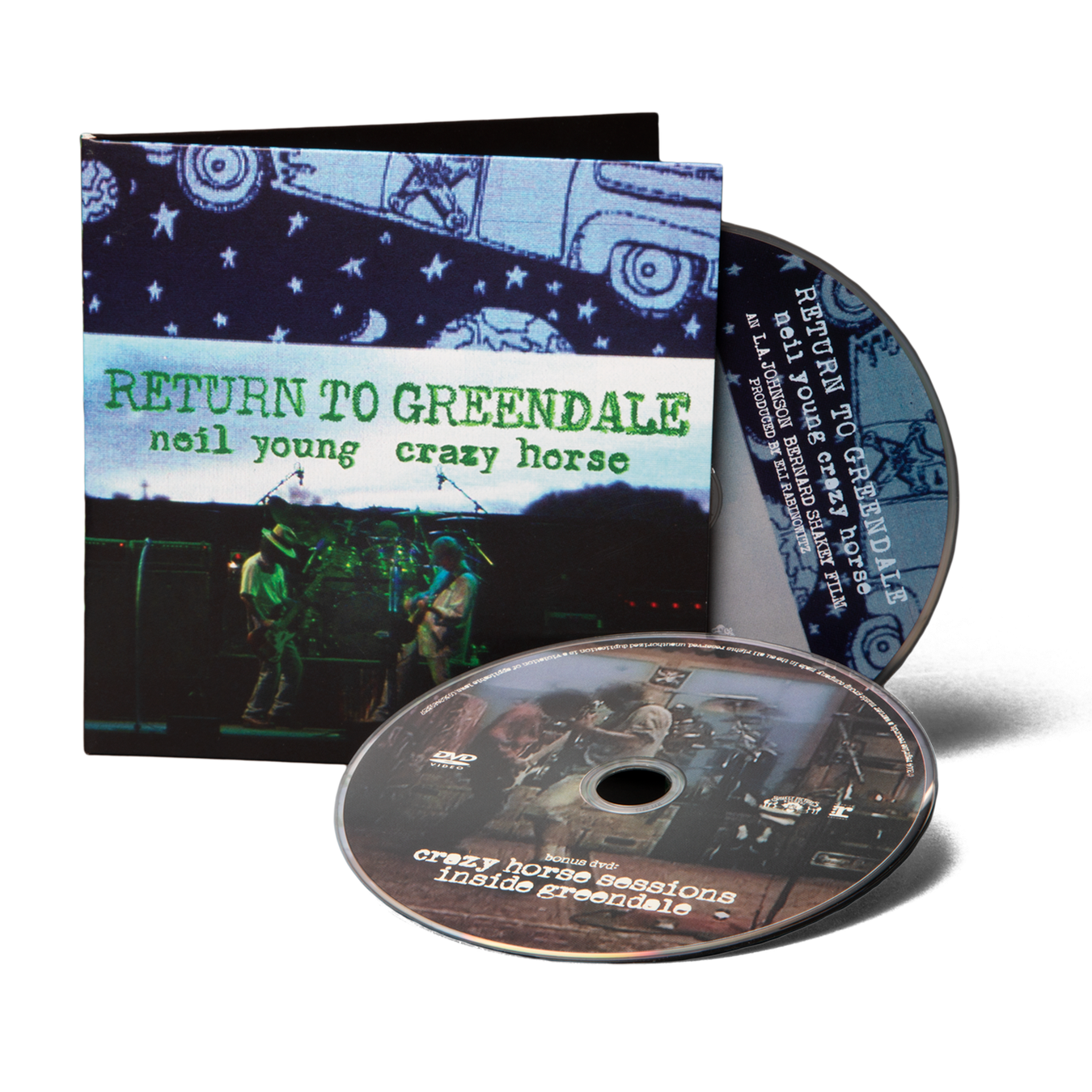 洋楽 Neil Young & Crazy Horse Greendale CD+DV Return To Greendale BluRay 2 Disc Set – Neil Young