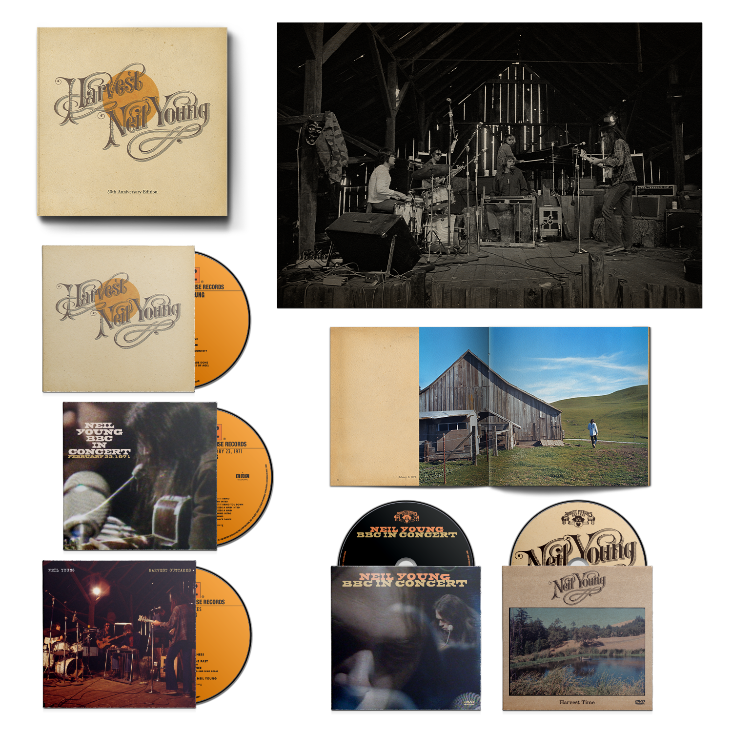 Harvest 50th Anniversary Edition Deluxe CD Box Set – Neil Young