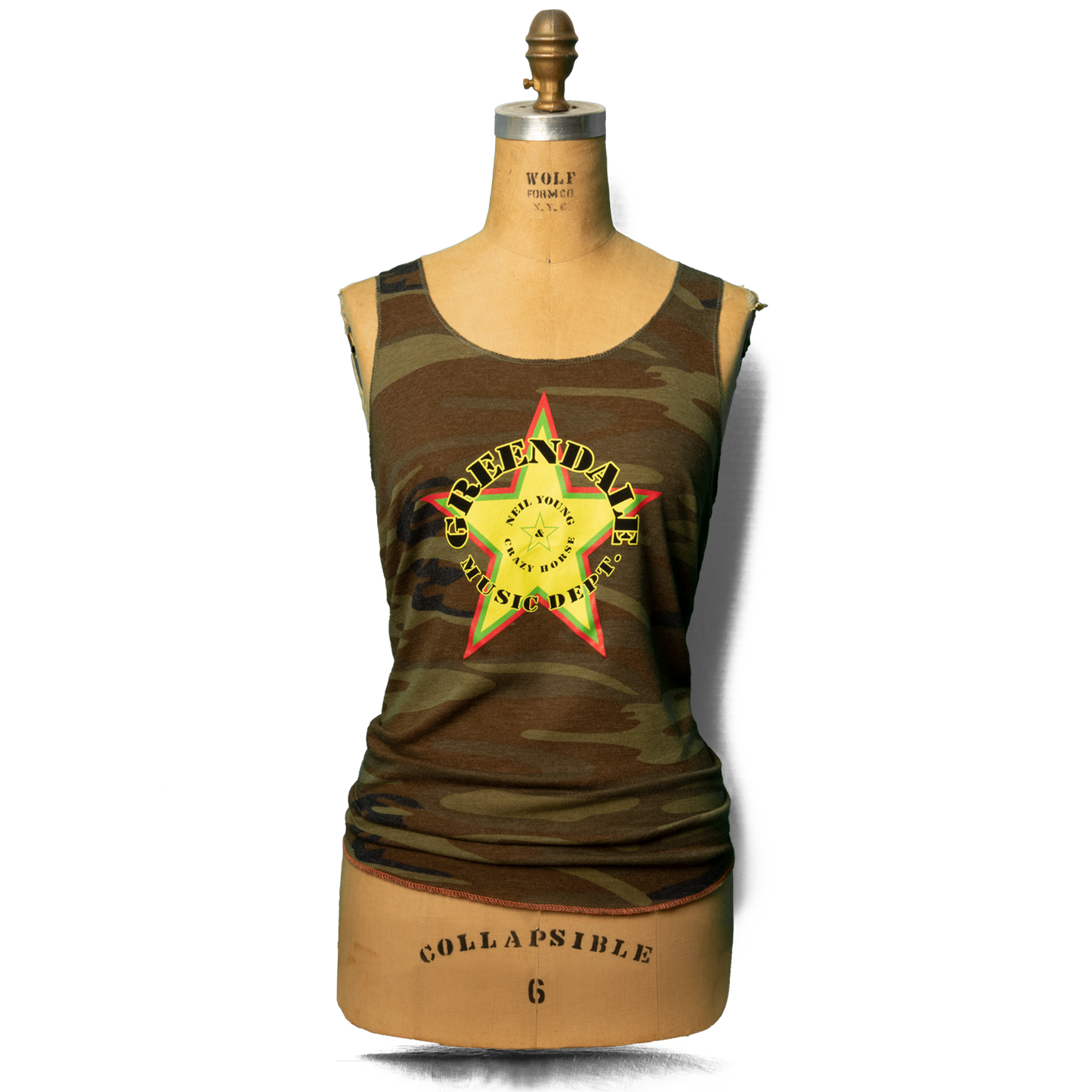 Soft Organic Greendale Star Women's Camouflage Tank Top