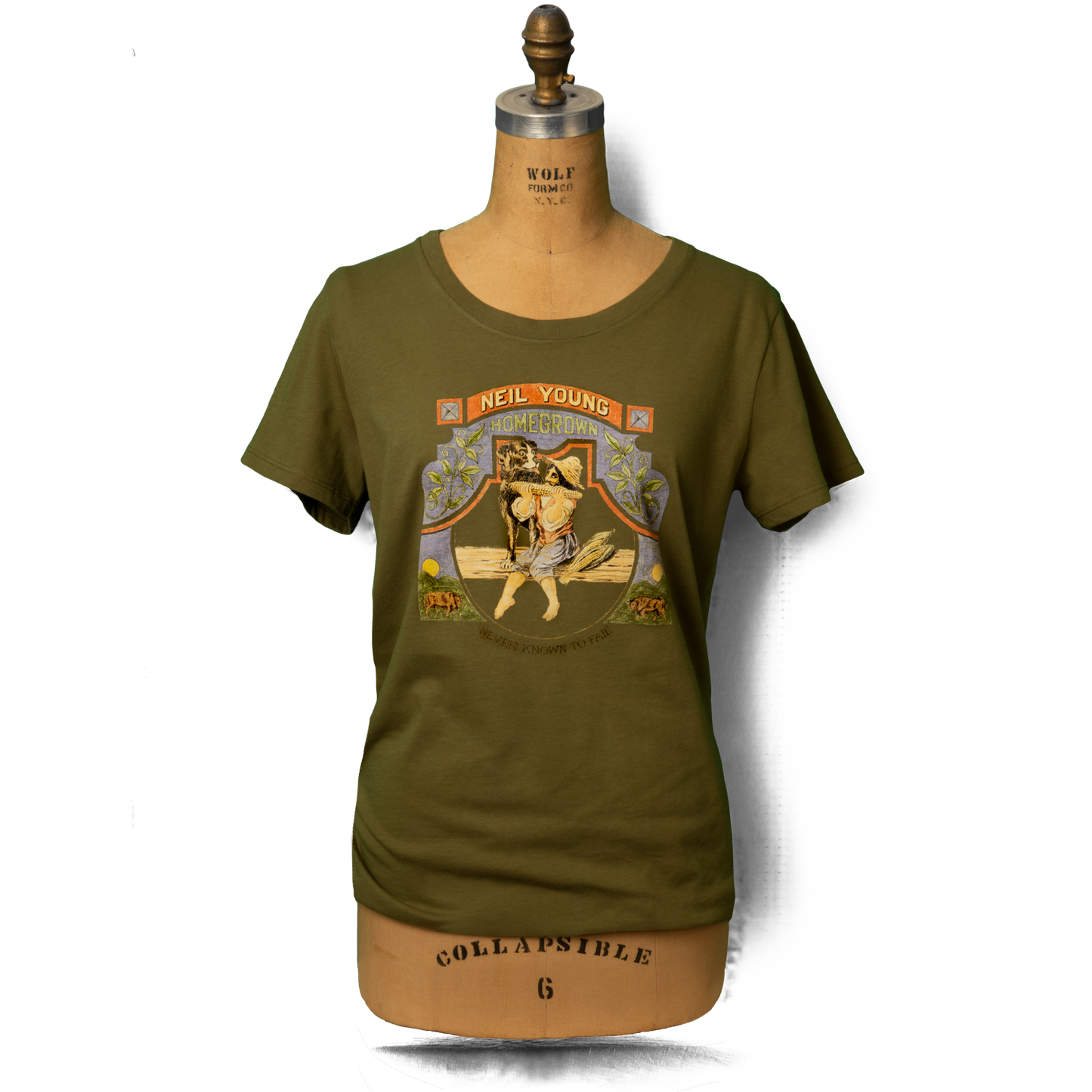 Soft Organic Homegrown Women's Green T-Shirt