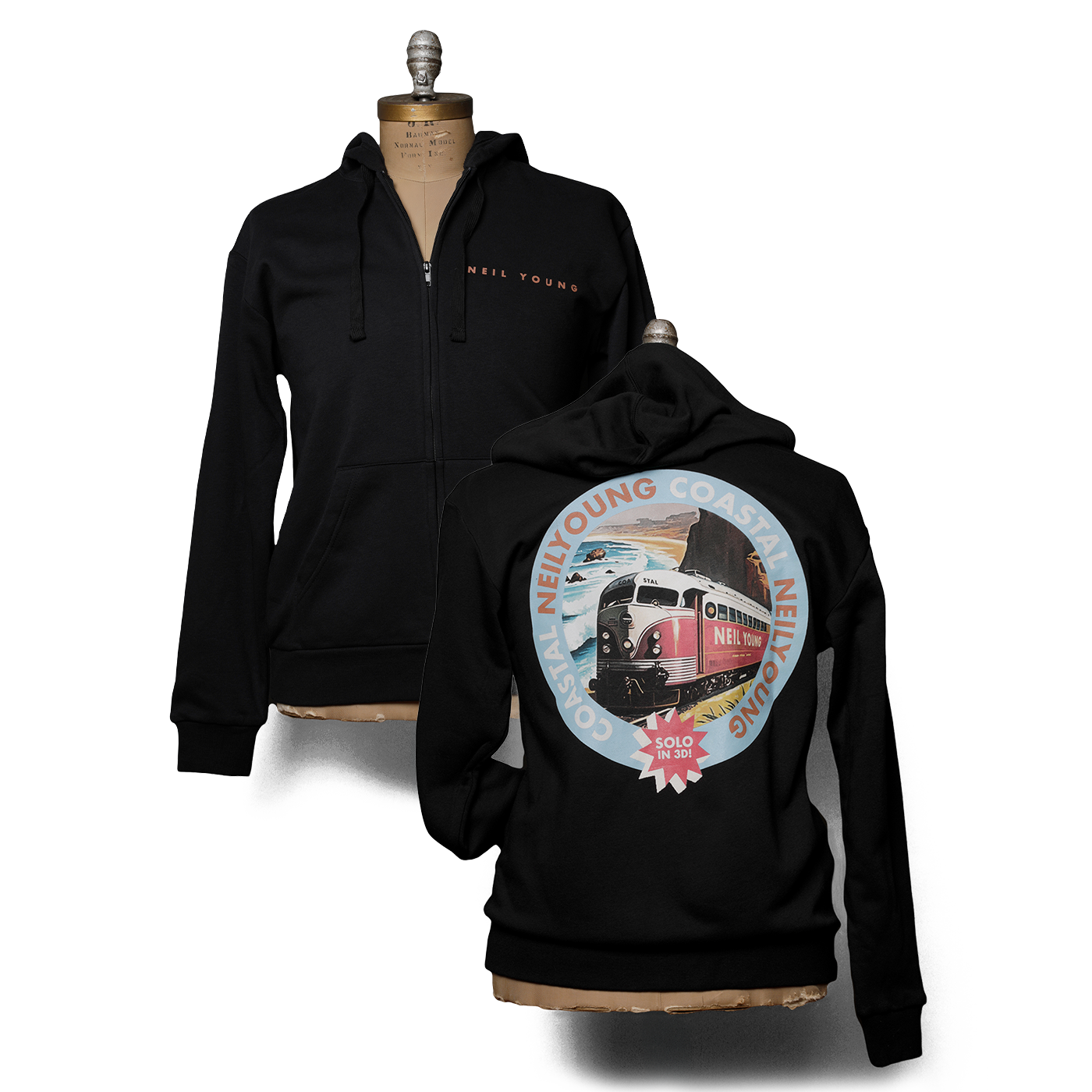 Coastal Tour Train Zip Up