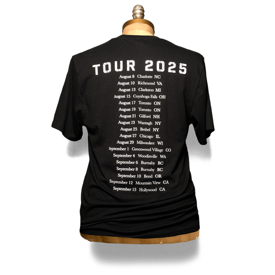 2025 Love Earth Tour Dateback Tee (Black)
