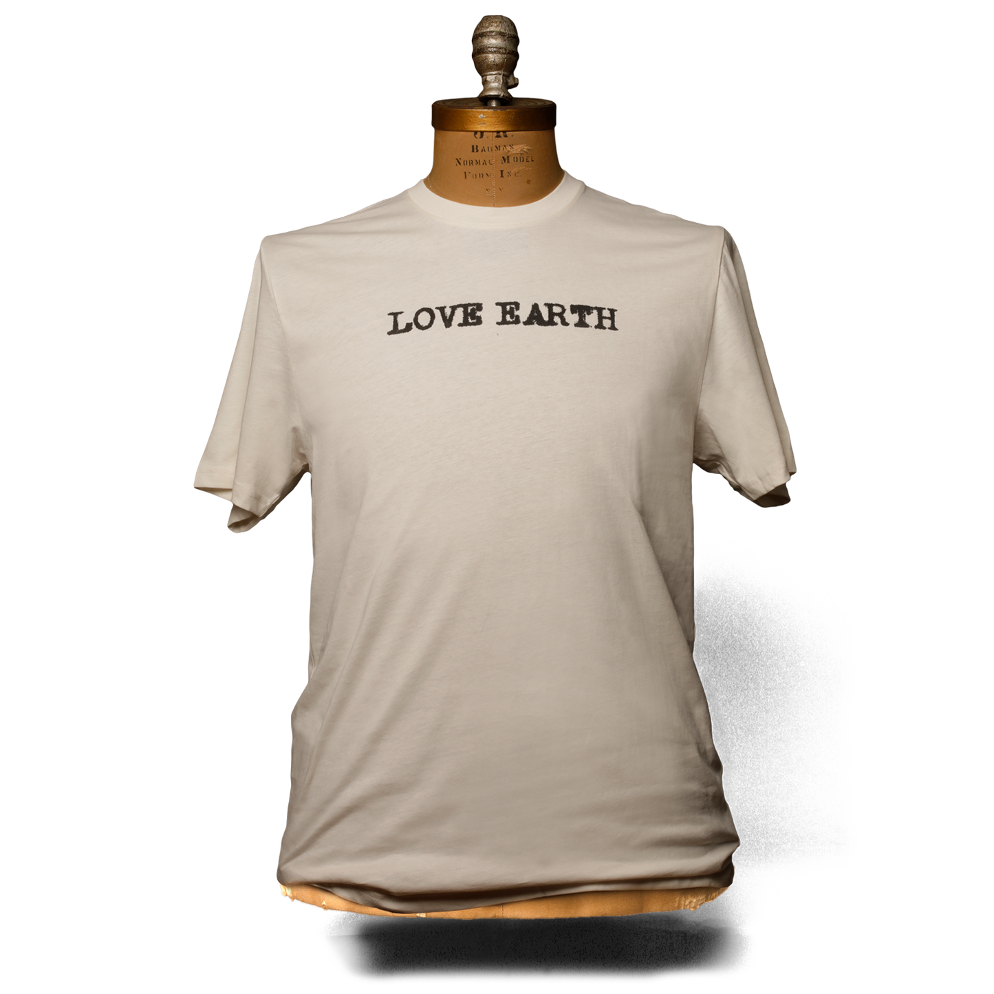Typewriter Love Earth Cream T-Shirt