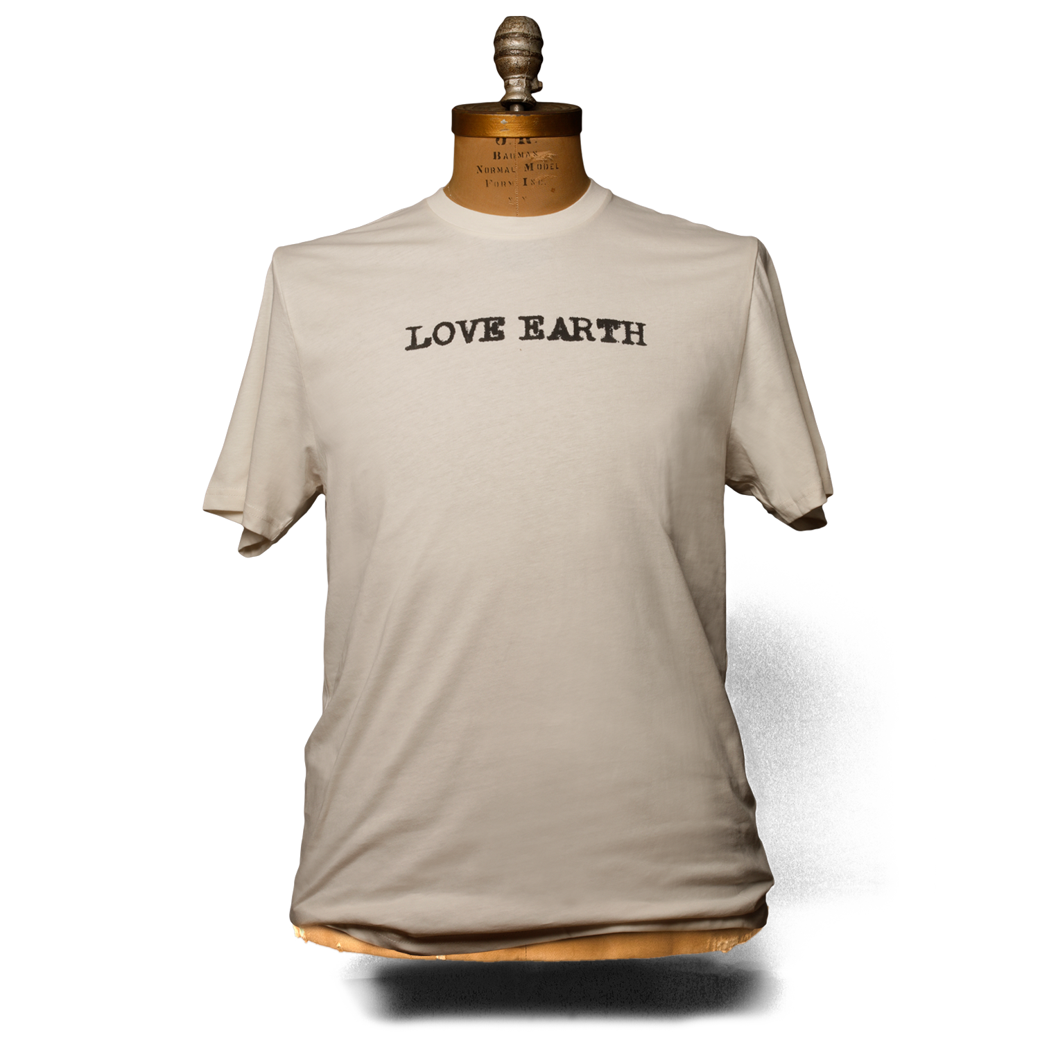 Typewriter Love Earth Cream T-Shirt