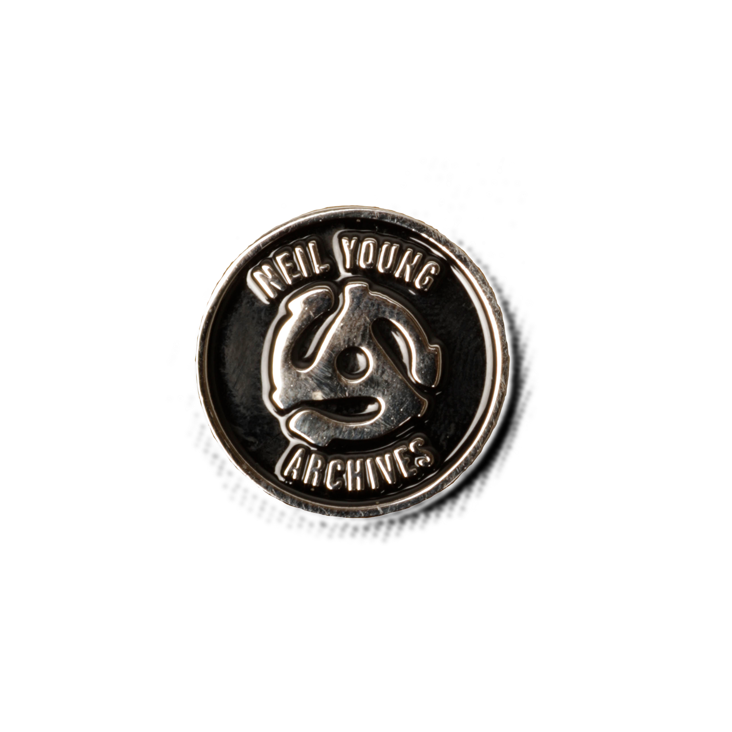 NYA Record Adapter Enamel Pin – Neil Young