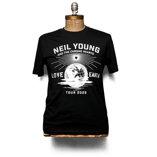 Love Earth UK & EU Tour 2025 T-Shirt Black