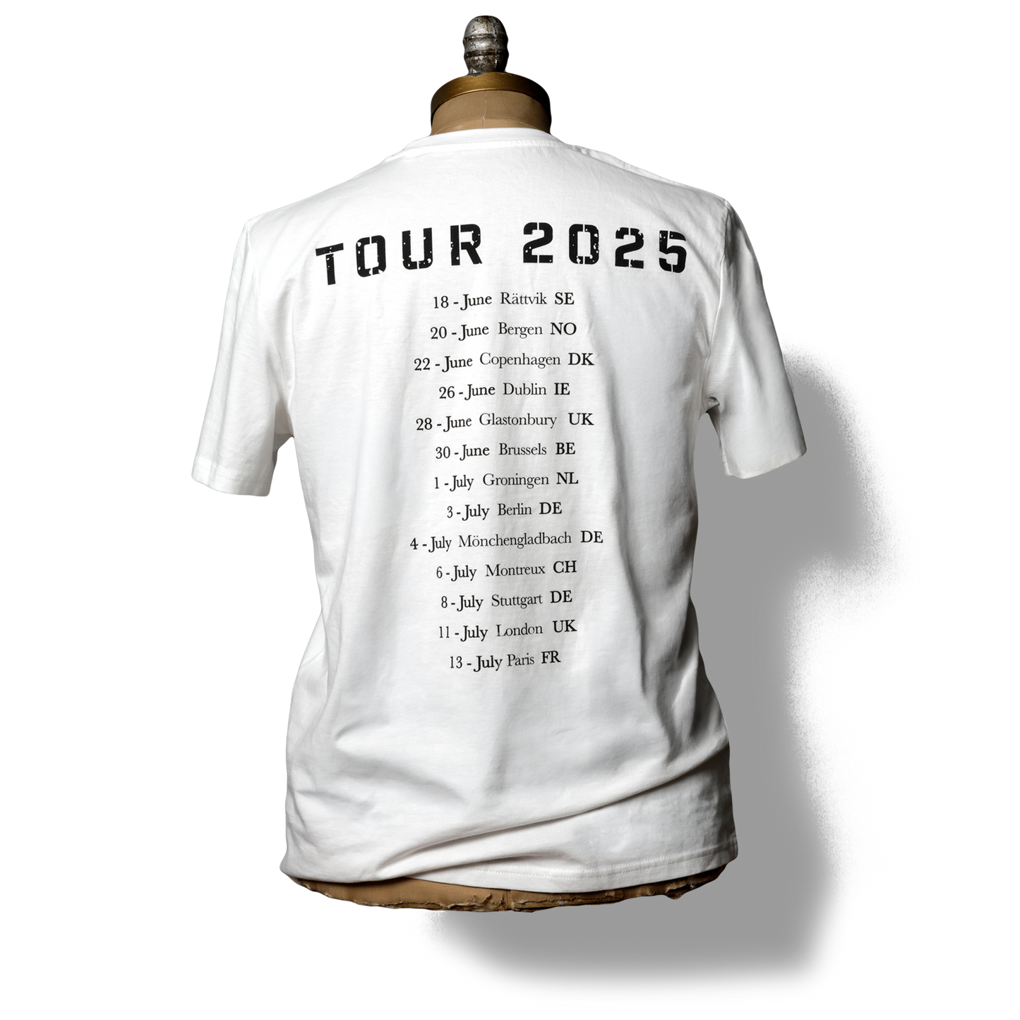 Love Earth UK & EU Tour 2025 T-Shirt White