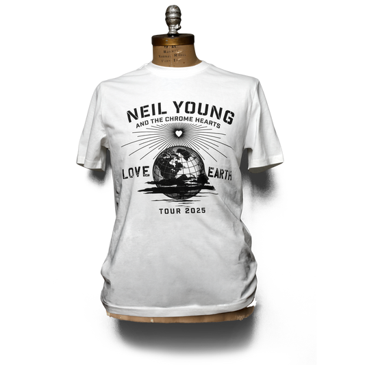 Love Earth UK & EU Tour 2025 T-Shirt White