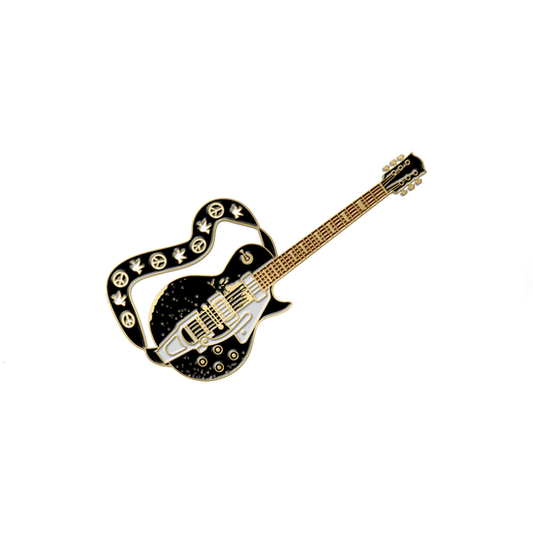 Old Black Enamel Pin