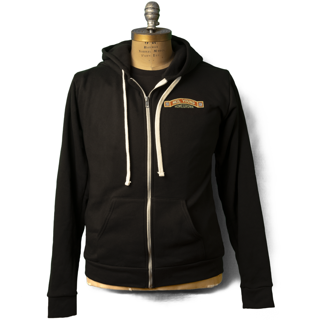 Soft Organic Homegrown Black Zip Up Hoodie