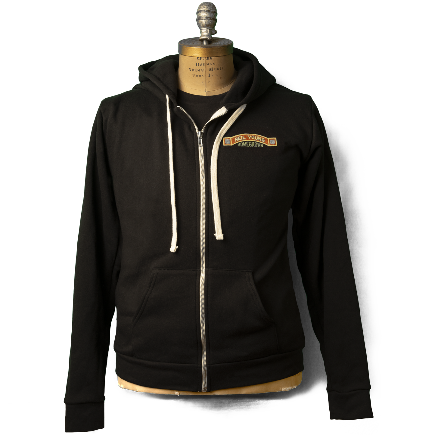 Soft Organic Homegrown Black Zip Up Hoodie