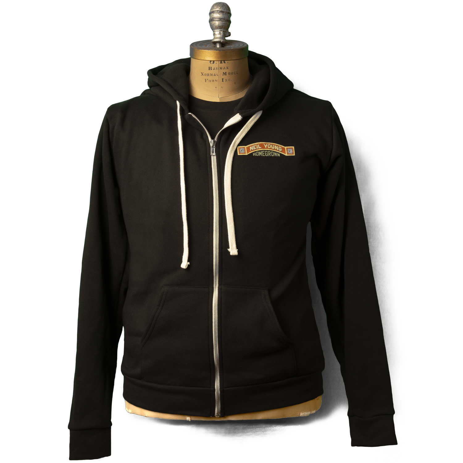 Soft Organic Homegrown Black Zip Up Hoodie