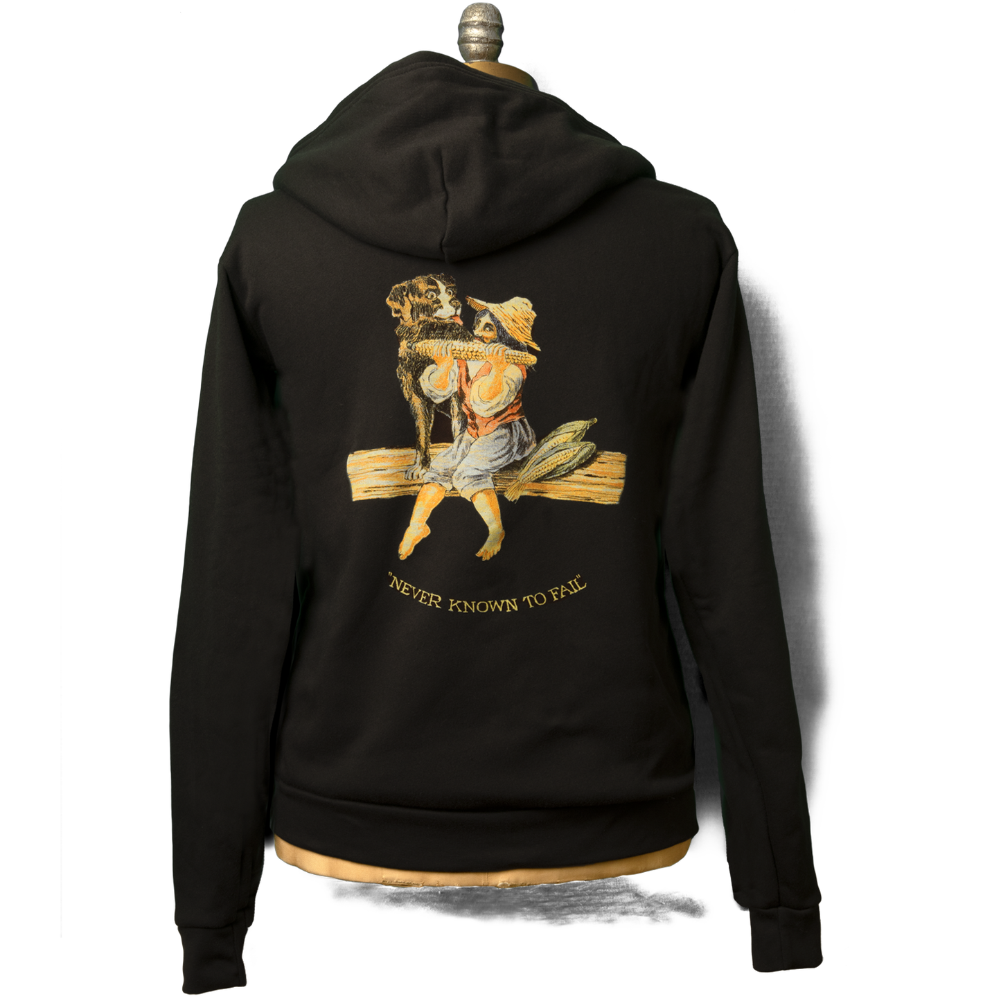 Soft Organic Homegrown Black Zip Up Hoodie