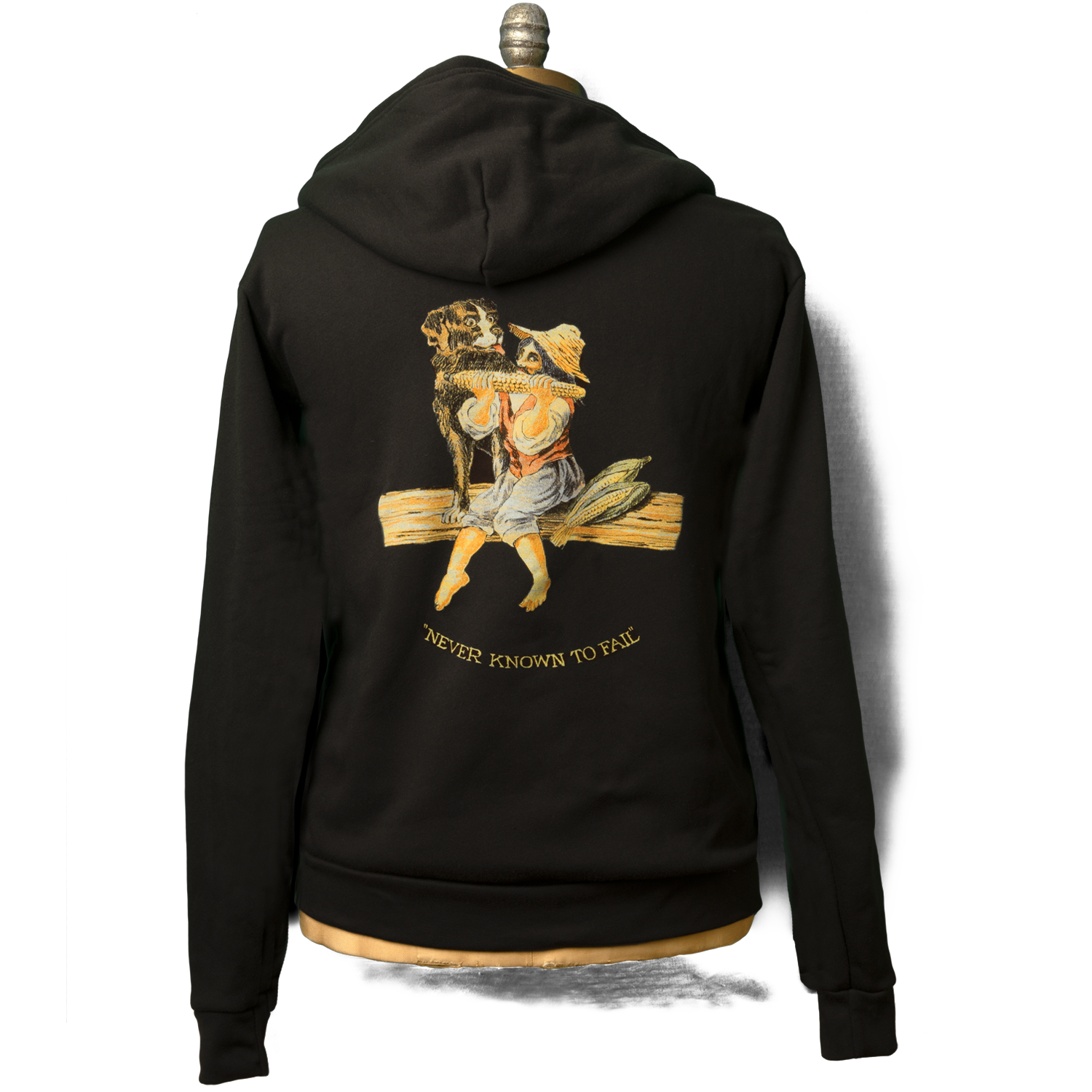 Soft Organic Homegrown Black Zip Up Hoodie