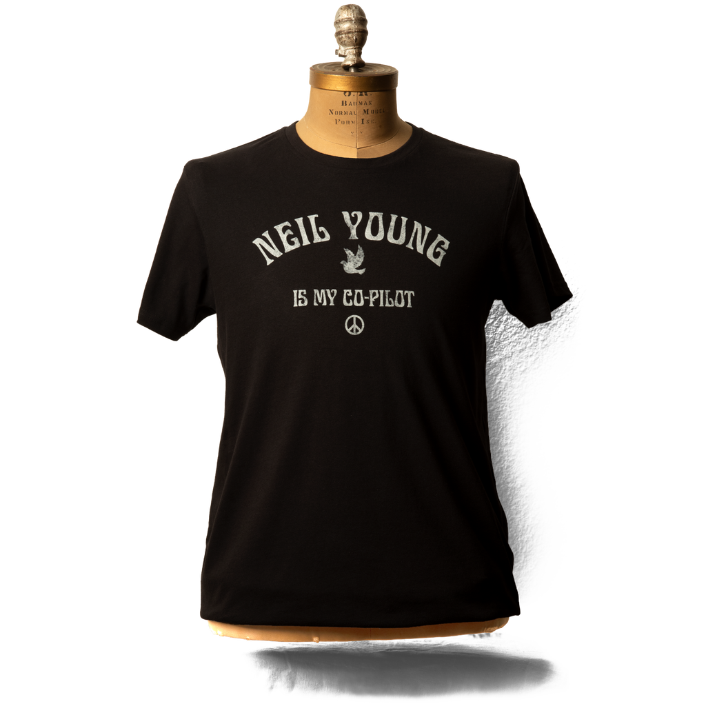 Soft Organic Vintage Co-Pilot Men's Black T-Shirt