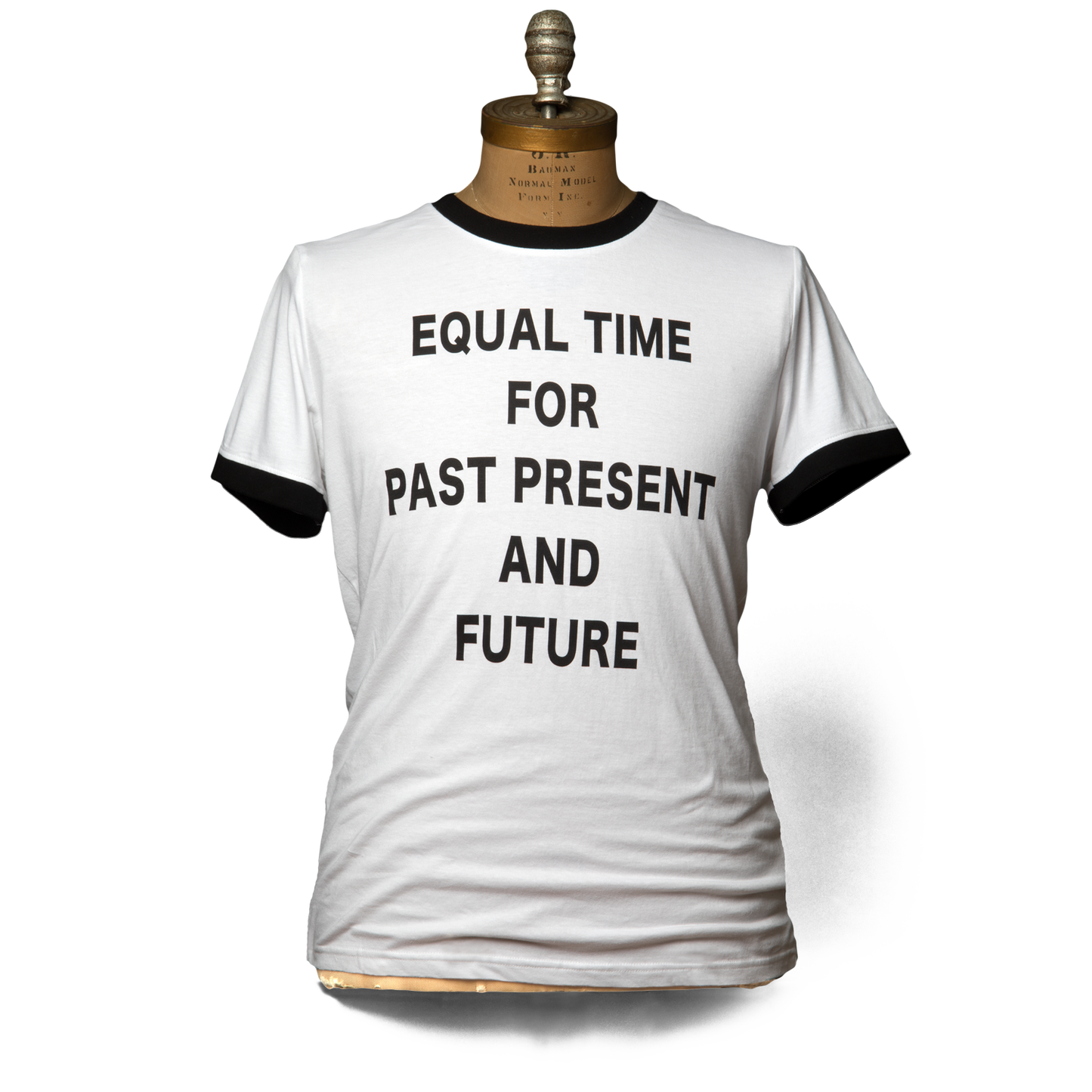Soft Organic Equal Time Ringer Men's T-Shirt