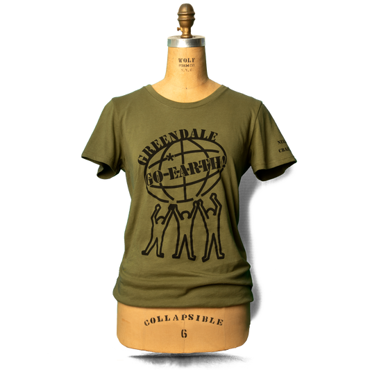 Soft Organic GO Earth NYCH Women's Green T-Shirt