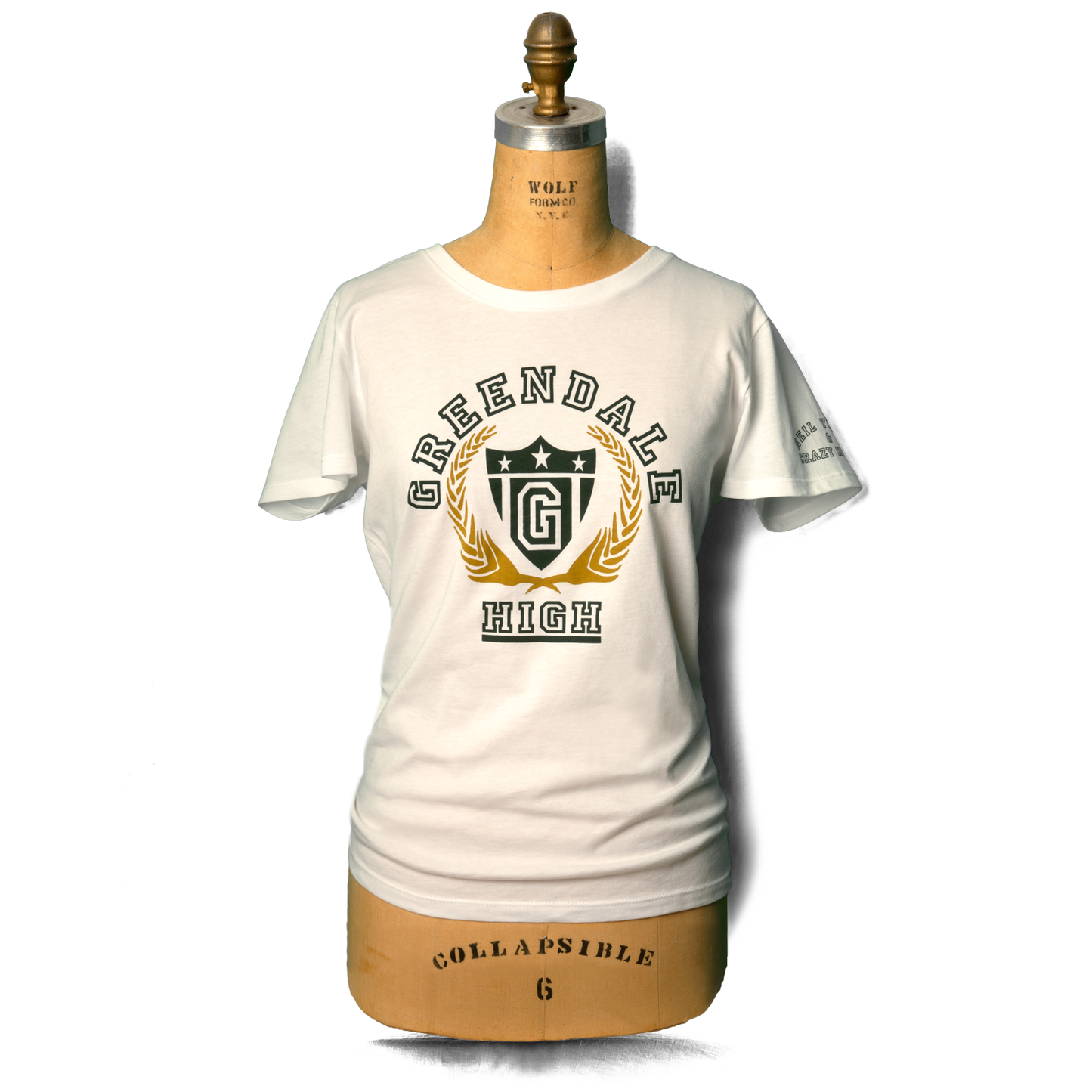 Soft Organic Greendale High Women's White T-Shirt