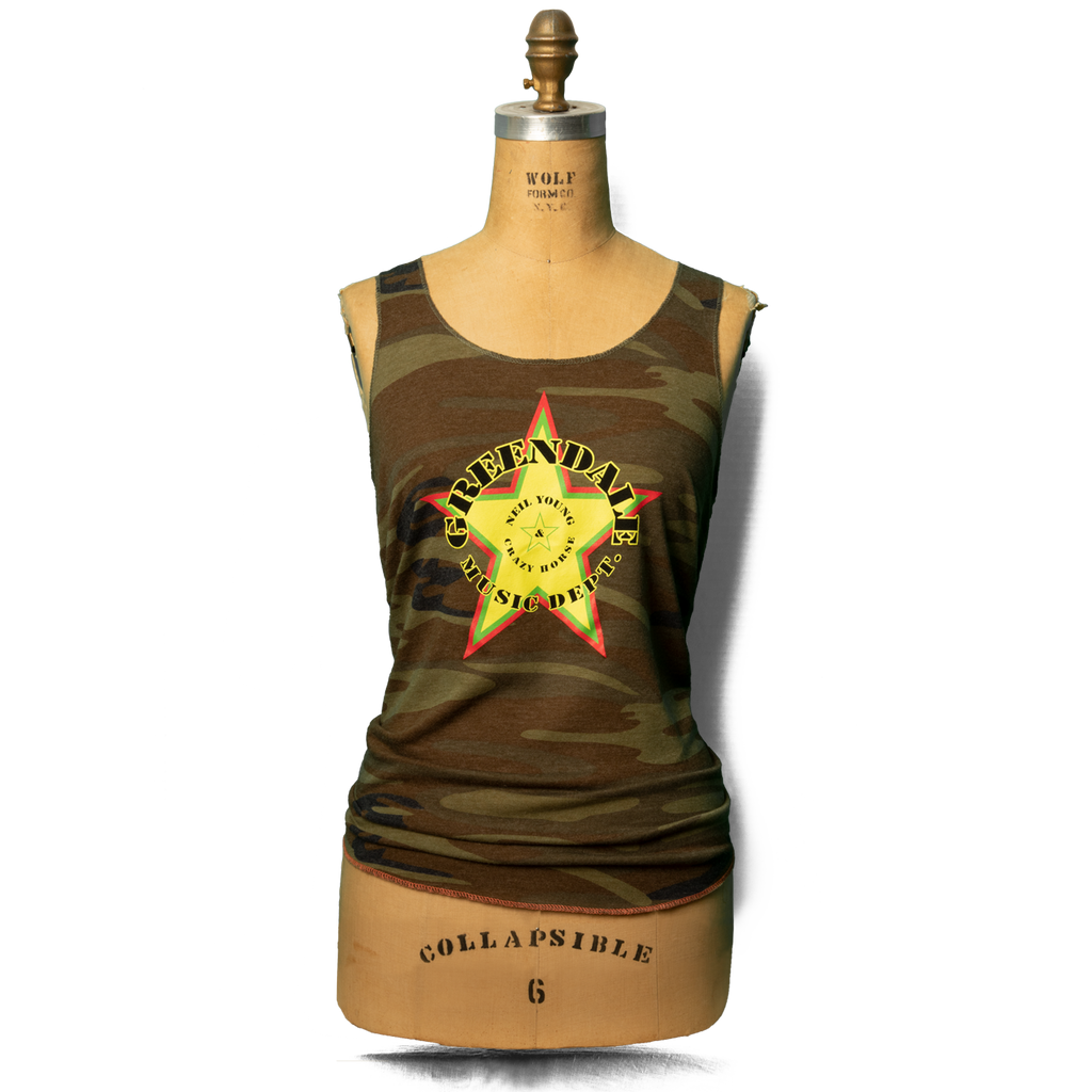 Soft Organic Greendale Star Women's Camouflage Tank Top