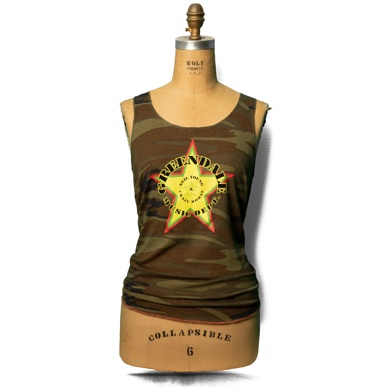 Soft Organic Greendale Star Women's Camouflage Tank Top