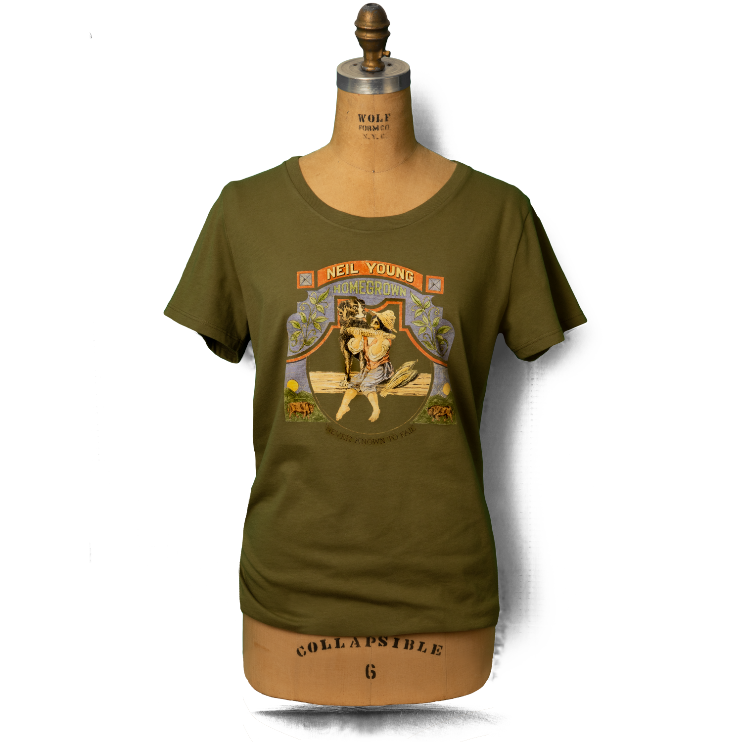 Soft Organic Homegrown Women's Green T-Shirt