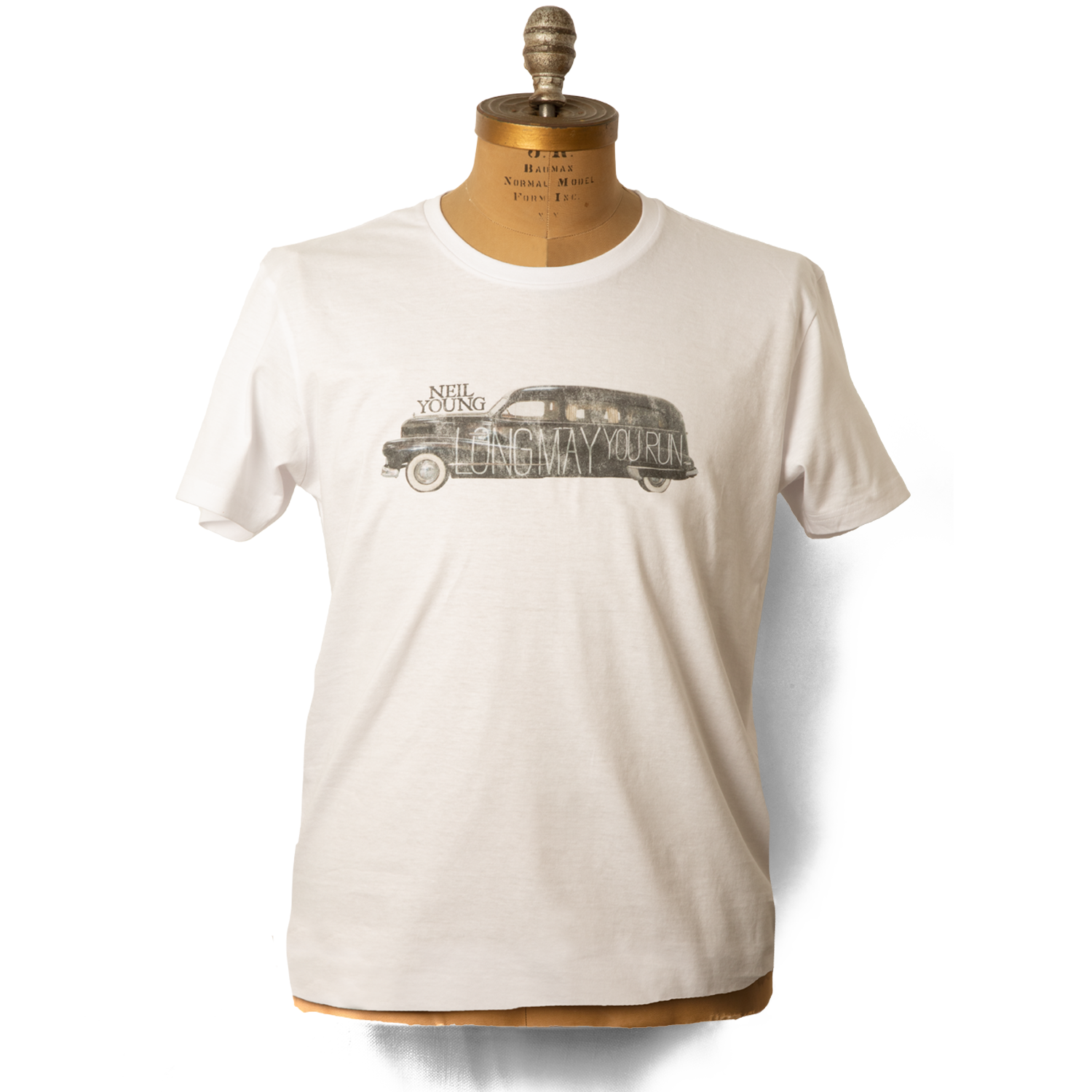 Soft Organic Long May You Run Men's White T-Shirt