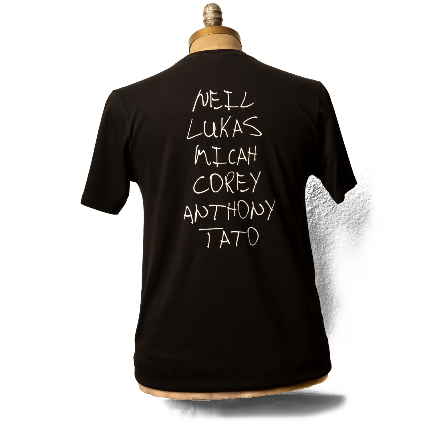 Soft Organic Neil And The Real Name Men's Black T-Shirt
