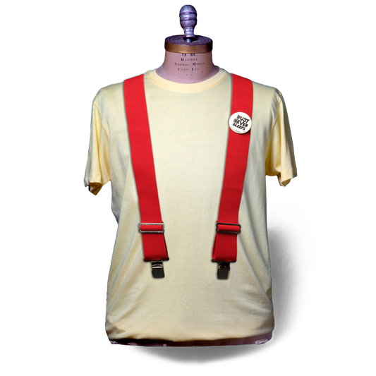 Rust Never Sleeps Suspenders With Pin