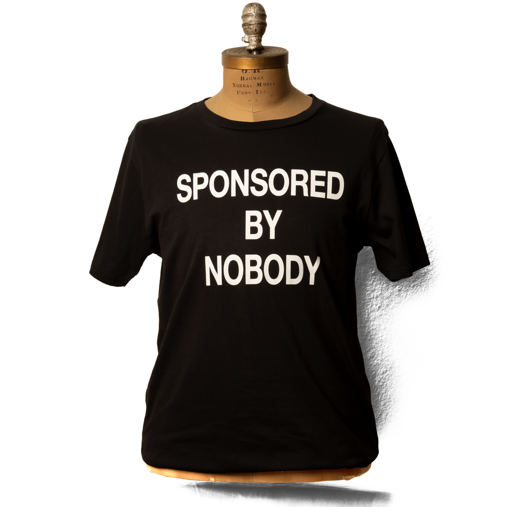 Soft Organic Sponsored by Nobody Black Men's Tshirt