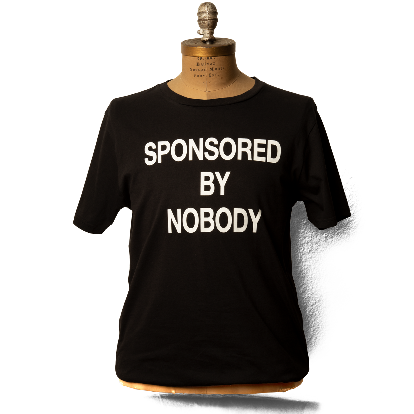 Soft Organic Sponsored by Nobody Black Men's Tshirt