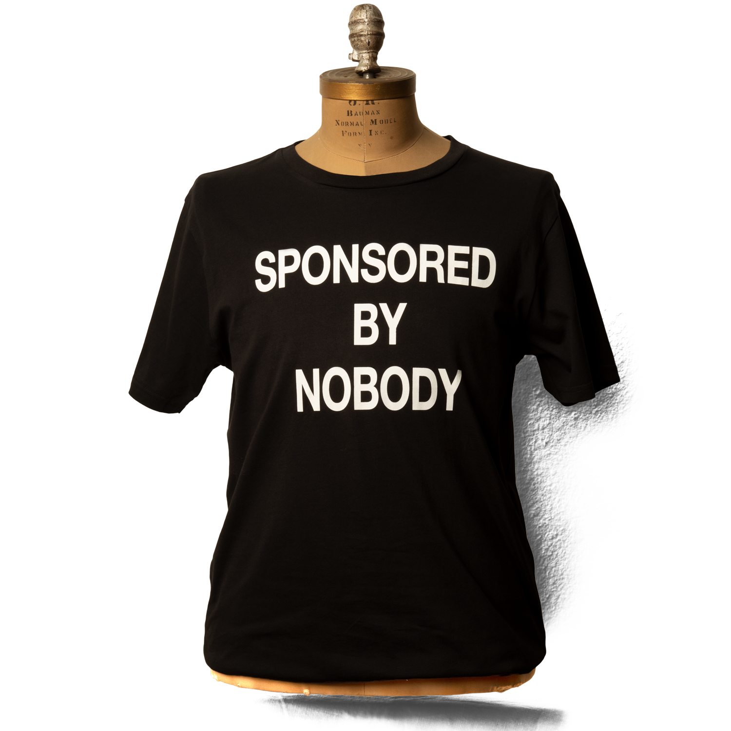 Soft Organic Sponsored by Nobody Black Men's Tshirt