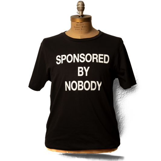 Soft Organic Sponsored by Nobody Black Men's Tshirt