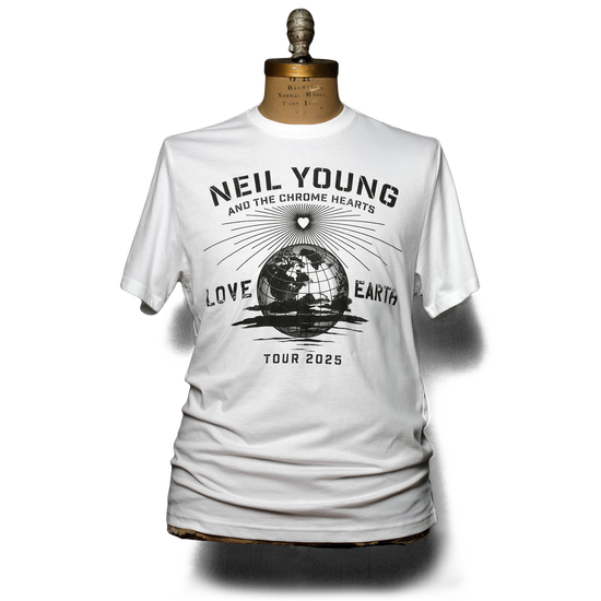 2025 Love Earth Tour Dateback Tee (White) 2025 Love Earth Tour Dateback Tee (White)