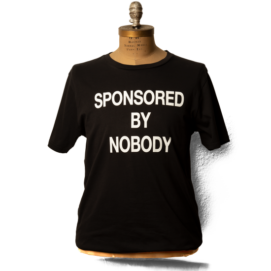 Soft Organic Sponsored by Nobody Black Men's T-Shirt