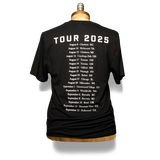 2025 Love Earth Tour Dateback Tee (Black)