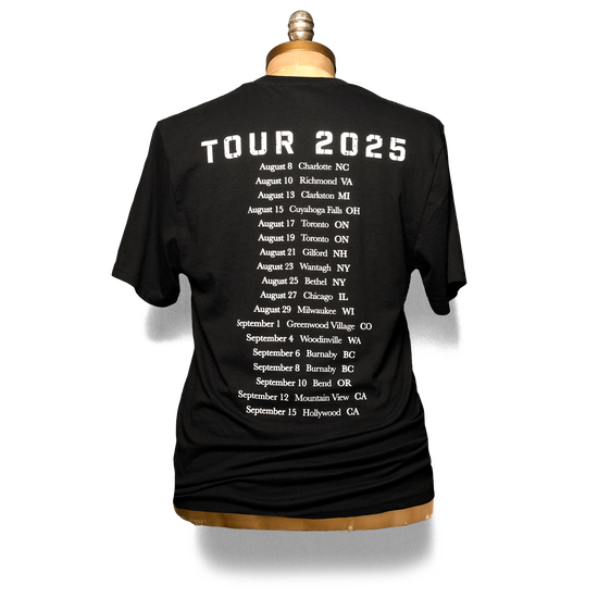 2025 Love Earth Tour Dateback Tee (Black)
