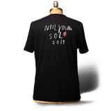 Soft Organic Heart Solo Men's Black T-Shirt
