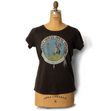 Soft Organic Vintage Crazy Horse 1976 Tour Women’s Black T-Shirt