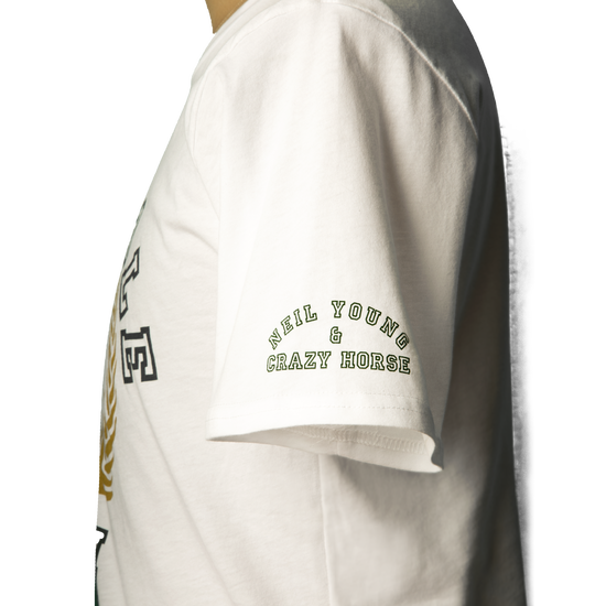 Soft Organic Greendale High Men's White T-Shirt | Neil Young US 