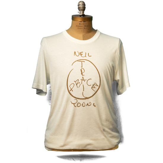 Soft Organic Peace Trail Men's White T-Shirt