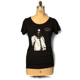 Soft Organic Tonight's The Night Women's Black T-Shirt (S