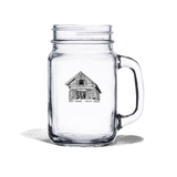 Barn Mason Jar Beverage Glass